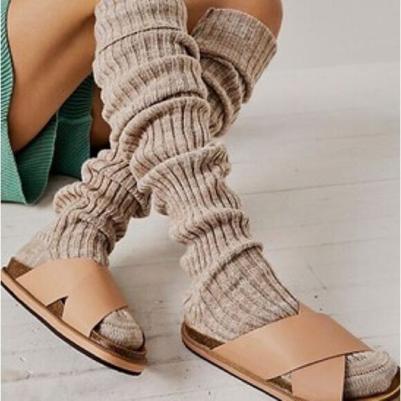 FREE PEOPLE Sidelines Flatform Sandals / Natural - Picture 5 of 5